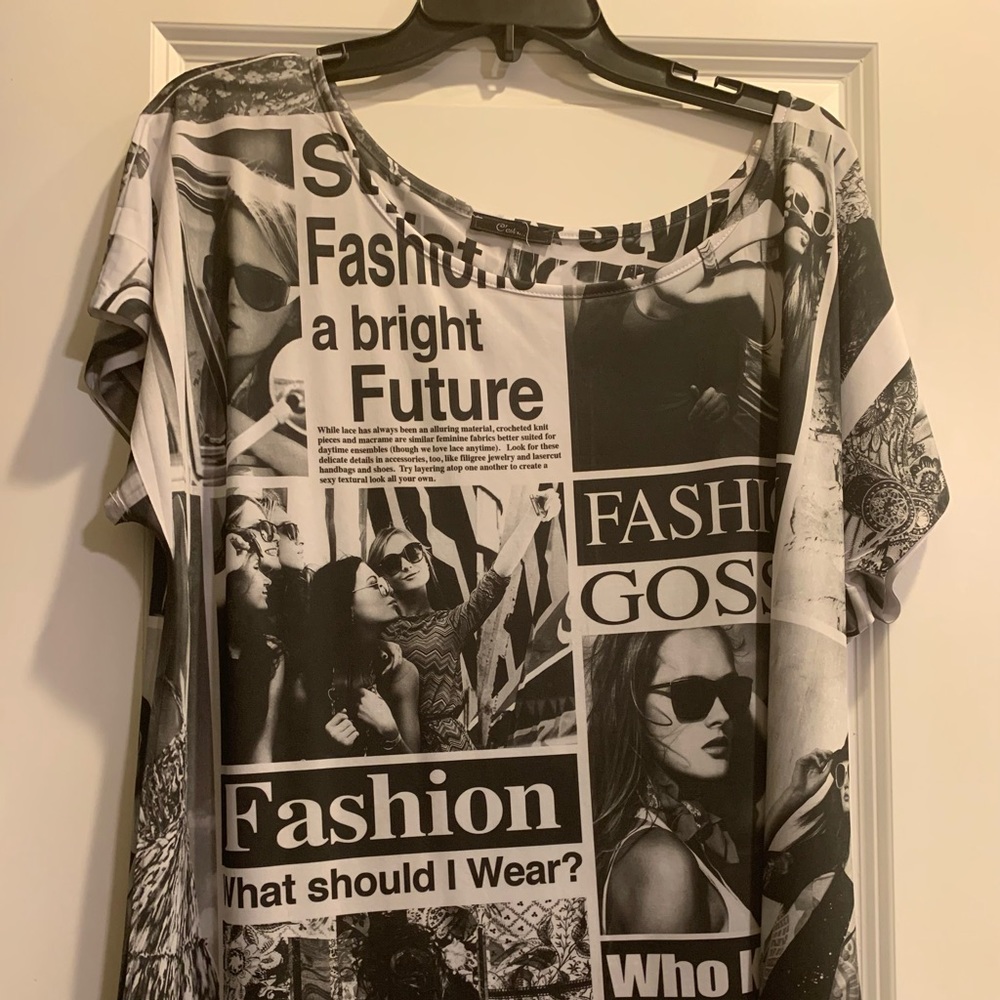 Newspaper shirt